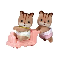 Figura Epoch Sylvanian Families Walnut Squirrel Twins 5421  Figura Epoc...