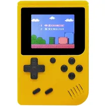 Console Portátil Game Box Plus de 3" com 500 Jogos - Amarelo (Inglês Chinês)