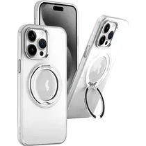 Estojo Protetor Smart Vision para iPhone 15 Pro Full 360 - Transparente