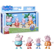 Hasbro Figuras Pep Peppas Family Vacaciones Plastico 3+ Años Multicolor