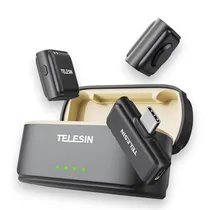 Micrófono Inalámbrico Telesin Lavalier P5-MCP-01 Tipo-C Ios/Android