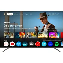 Televisor Smart Qled JVC LT-58KM748 58" 4K Google TV Wi-Fi - Preto