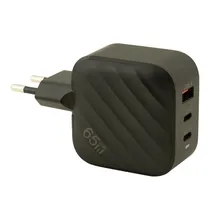 Fonte Carregador Vezr VF03 - 65W - USB-C/USB-C - USB-A - Bivolt - Preto
