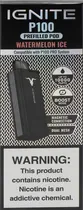 Vape Descartável Ignite P100 Watermelon Ice 10000 Puffs Prefilled Pod