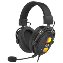 Fone de Ouvido Headset Gamer Redragon H375 RGB Sparda - com Fio - Preto