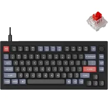 Teclado Gamer Mecânico Keychron V1 V1-D1 RGB USB - Carbon Black (Inglês)