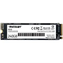SSD de 240GB Patriot P310 M.2 PCI-Exp Nvme - Preto