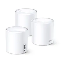 Roteador Wireless TP-Link Deco X60 AX5400 - 4804/574MBPS - Dual-Band - 3 Unidades - Branco Roteador Wireless TP-Link Deco X60 AX5400 - 4804/574MBPS - Dual-Band - 3 Unidades - Branco