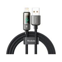 Cable de Datos Mcdodo CA-3621 USB-A A Lightning 1.8 Metros Negro