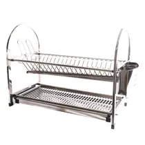 Escorredor para Louças Inox 64CM Comprimento 44CM Altura 31CM Fundo