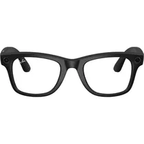 Óculos Fotocromáticos Smart Ray-Ban Meta Wayfarer RW4006 Transitions - Preto Fosco/Verde Grafite Transparente