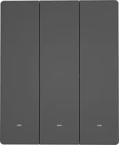 Interruptor Smart de Parede Sonoff Switchman M5-3C-80 3 Botões Cinza