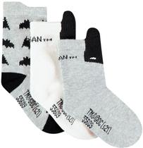 Meias Orchestra Batman Alamni-GRM - Masculina (3 Pares)