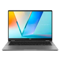 Notebook Asus Vivobook Flip Intel Core Ultra 7 16GB 1TB SSD Tela 14" Full HD Touch Windows 11 Inglês Cinza - TP3407SA-DS74T