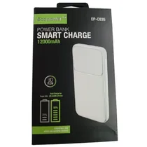 Ecopower Cargador Portatil EP-C835 12000MAH Blanco