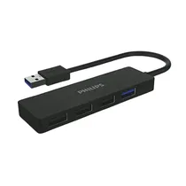 Hub Philips SWR1704/70 4 Portas USB-A - Black