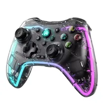 Controle Sem Fio Leahuai LH-3 para PC/Android/PS4/Ios - RGB Transparente