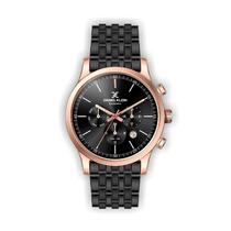 Relogio Analogico Masculino Daniel Klein Exclusive DK.1.12459-5 - Rosa Ouro e Preto