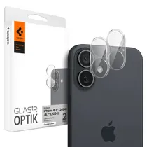 Protetor de Lente de Câmera Spigen para iPhone 16 Plus Optik AGL07923 - Crystal Clear