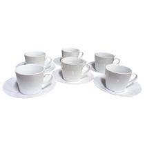 Jgo de Taza Porcelana 200ML 6PCS