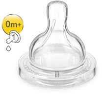 Bico para Mamadeira Philips Avent Classic+ SCF631 0M+ (2 Unidades)