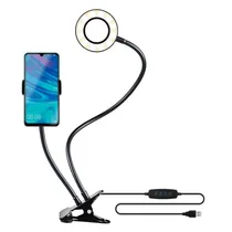 Aro LED Ring Light com Suporte de Celular