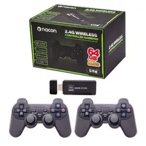 Console Portátil Nacon Game Stick Lite 2.4G / 64GB / 4K Ultra HD - Preto