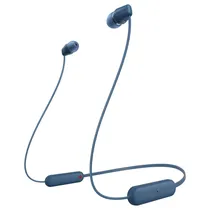 Fone de Ouvido Sony WI-C100 - Bluetooth - Azul