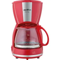 Cafeteira Britânia CP15 Inox VM 220V - Vermelho/Inoxidável 600ML