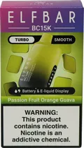 Vape Descartável Elf Bar BC15K Passion Fruit Orange Guava - 15000 Puff