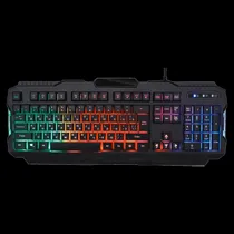 Teclado Satellite AK-837 USB com Fio - Preto