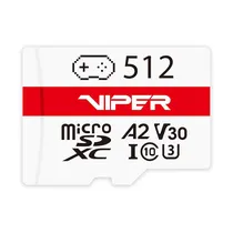 Cartao de Memoria Micro SD Patriot Viper C10 U3 V30 4K 512GB - PV512GGM32MCX