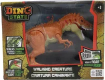 Brinquedo Walking Creatura - Dino State DS002-A Laranja