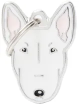 Medalha de Identificação Myfamily White Bull Terrier MF21N - Black