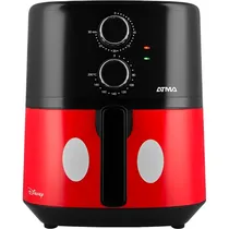 Fritadeira Air Fryer Atma FR359DNP Mickey 1500 W - Preto/Vermelho 4.5L