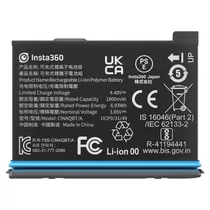 Bateria Recarregável INSTA360 Cinaqbt/AP/One X3