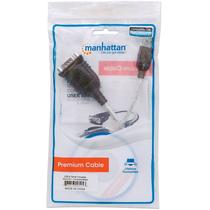 Cable Conversor USB A Serial Manhattan 205153 45CM Bolsa