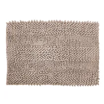 Tapete de Chenilla para Banheiro 45X70CM - Cinza