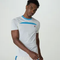 Fila Remera Backspin s. F11TN00567-3579 (T)XL Grey/Blue/Yellow Neon
