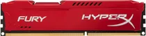 Memória 8GB Kingston DDR3 1600MHZ CL10 Hyperx FURY-HX316C10FR/8-Vermelho