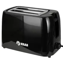 Torradeira Krab KBTE75 / 750W / 6 Temperaturas / 220-240V ~ 50/ 60HZ - Preto
