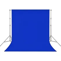 Fundo de Tecido para Estúdio Fotográfico - Azul