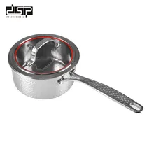 Sartén de Acero Inoxidable 304 DSP 16CM Con Tapa