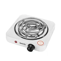 Fogão Elétrico Smartfy FG01W - 1000W - 1 Boca - Espiral - 220V 50/60HZ - Branco  Fogão Elétr...