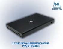 Gaveta p/ HD 2.5 Mtek EN-2521TCA Type-C 3.1**