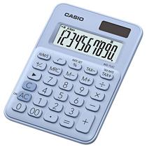 Calculadora Casio MS-7UC-LB de 10 Digitos Solar/Bateria - Azul Claro