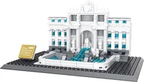 Blocos de Construção Architecture Trevi Fountain Wange - 4212 (667 Peças)
