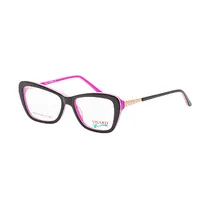 Armação para Óculos de Grau Visard BC8175 C4 Tam. 53-17-140MM - Preto/Rosa