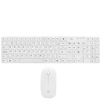 Teclado + Mouse Mtek KM5197W Wireless / Portugues - Branco