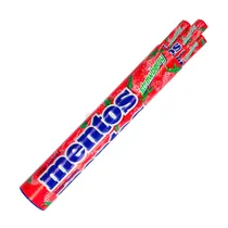 Caramelo Mentos Jumbo Rolls Strawberry 8X37GR